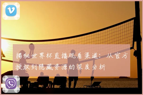 揭秘世界杯直播观看渠道：从官方授权到隐藏资源的深度分析